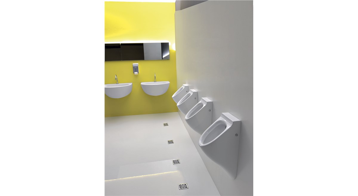 Lavabo 70 sopseso cod 3740, orinatoio sospeso cod 3735