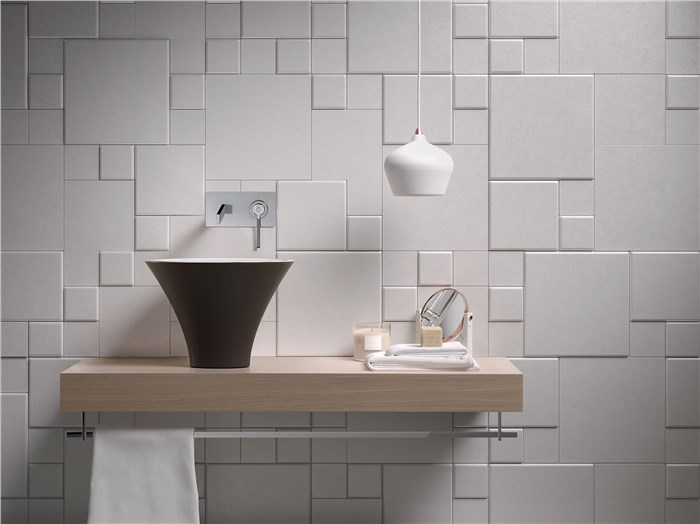 Lavabo Flute Decò, un'opera d'arte ceramica per il bagno