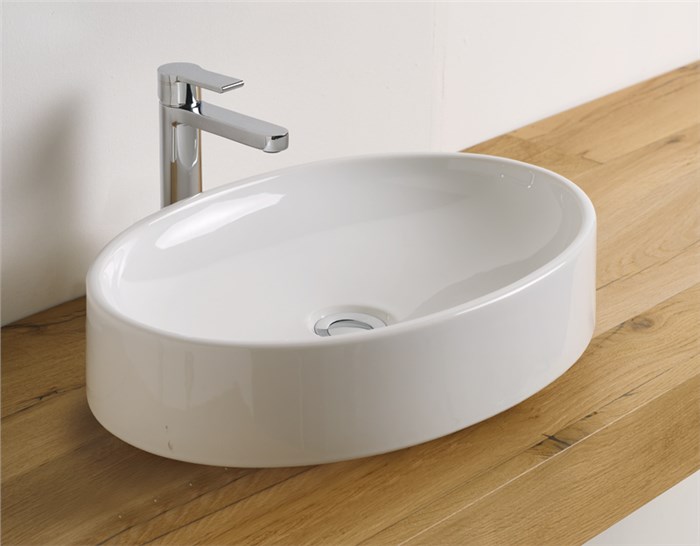 Lavabo da appoggio per un arredo bagno di tendenza