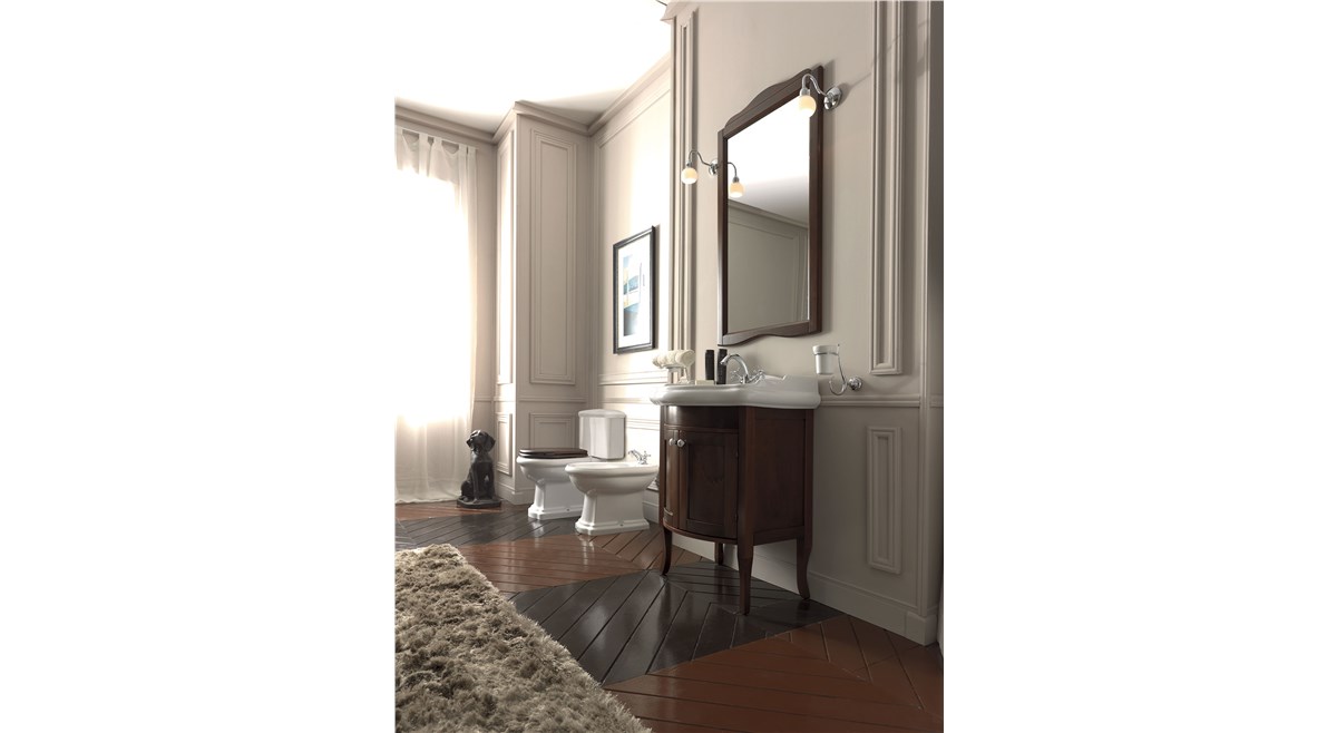 Lavabo 73x45 con colonna cod 1047