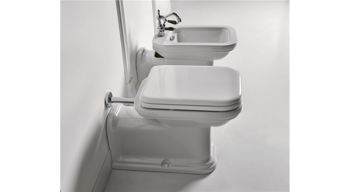 Vaso unico “PROLUNGATO” cod 4116, Bidet “PROLUNGATO” cod 4120