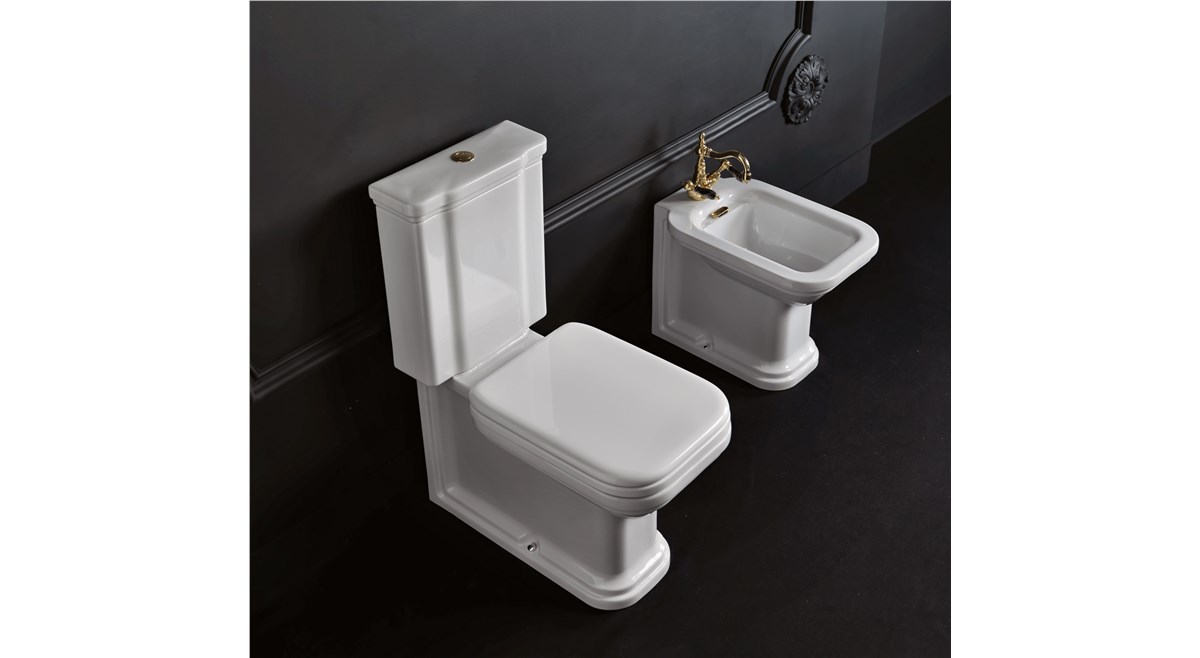 Close coupled wc pan con cassetta monoblocco cod 4117, Close coupled wc pan con cassetta monoblocco cod 4181, Bidet “PROLUNGATO” cod 4120